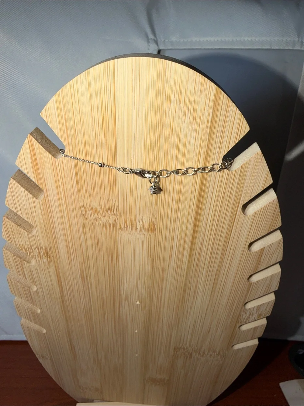 Sterling Silver Teardrop Pendant Necklace - Silver